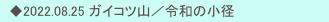 　◆2022.08.25 ガイコツ山／令和の小径