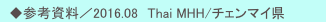 　◆参考資料／2016.08　Thai MHH/チェンマイ県